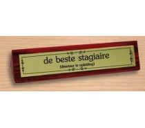 Desk Sign 04: De beste stagiaire (directeur in opleiding)
